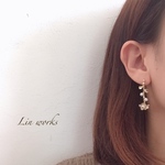 野に咲く小花のピアス/イヤリング
