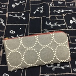 ミナペルホネン ☆生地使用☆L地ファスナー 財布☆ハンドメイド