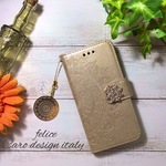 【新作】iphone6/6s/7/8 手帳型iphoneケース焼印エスニック柄