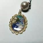 ハチドリと和花の蜜ストラップ