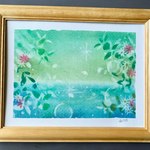 「妖精の泉」パステル原画