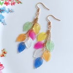 ジャラジャラリーフ＊ピアス/イヤリング♡