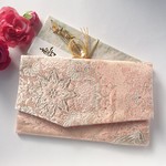 帯の結婚式ふくさ(袱紗)  ご祝儀袋入れ  ☆ピンク瑞華文  