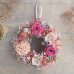 Petite Couronne＜Sakura＞＊受注制作＊幸せ舞い込むミニリース ＊桜＊プリザーブドフラワー＊花＊ギフト＊春リース＊記念日＊結婚祝い＊ひなまつり