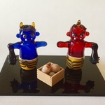 ガラス節分セット mini※受注制作　