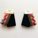 限定1セット　二重タッセル ×黒のベルベットリボン 　♡2個セット♡