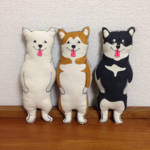 柴ちゃん！ sibainu ヌイグルミ（白・赤・黒）からお選び下さい