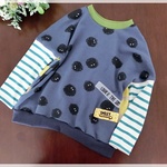 【110size】ビッグカットソー☆moja×ツインドット