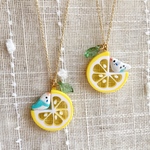 新作🍋レモン セキセイインコ  ネックレス