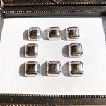 送料無料／ハンドメイドパーツ／シルバーカボション13.5cm   ✖️ 8pcs   265番