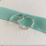 シンプル シルバーセットリング