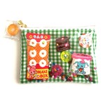 ちいさな駄菓子屋さんのミニポーチ◎みどり