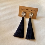 〈再販〉 2way ビジュー×タッセルピアス/イヤリング