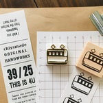 【昆虫】ワンポイントお名前はんこ3－a.持ち手なし