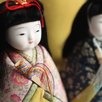 ハンドメイド・リバティのお雛様（フェリシテとカペル）