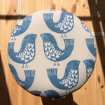 kikueoono様専用 まるスツール Blue bird 高さ65cm 座面27cm