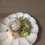 春を感じるコサージュ♪◆chic beige◆