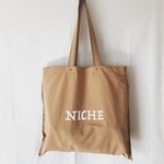 NICHEロゴ大トート　ナッツ ロック仕様（1点のみ）