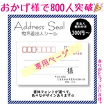 【専用ページ】R.S様 ♡ 宛名差出人シール ささやかシール お礼シール 布タグ