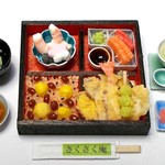 松花堂弁当～栗赤飯②～ケース付