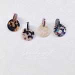 two tone color earring