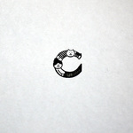 abarayam画：アルファベットはんこ『C』