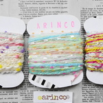 11☆引き揃え糸☆ペラコーン3個セット☆手染め糸☆ラッピング☆arinco