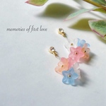 春の足音✴︎お花ピアス✴︎シールピアス✴︎貼るピアス