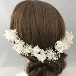 ❁ プリザーブドフラワー ヘッドドレス*結婚式*ウェディング*前撮り*❁髪飾り