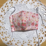 再…販☆L黄色の恐竜柄 こだわりの抗菌マスク marikoro