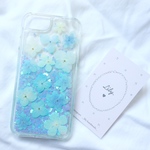 紫陽花♡iPhone6/6s/7/8用グリッターケース