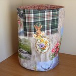アルプスと動物のバケツ型収納ボックス
