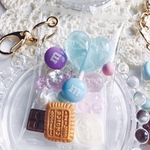CANDY POP お菓子のバッグチャーム  棒つきキャンディー  soda  フェイクスイーツ スイーツデコ