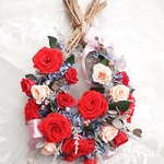 リース～ローズ ティアドロップ　母の日に