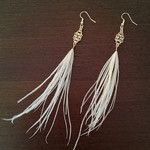 【送料無料】再販*フェザー&すかしパーツピアス