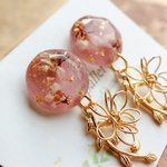 さくら×さくらフラワーピアス、イヤリング