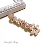 フラワーバレッタ-pink-