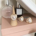 heart pearl ring