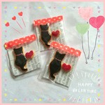 【送料無料】黒猫ミニチュアクッキー