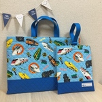 【サイズオーダー】通園バッグ・上履き入れセット