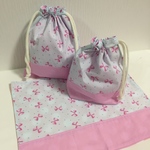 入園、入学準備♡3点セット【リボン柄】