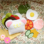 色々はさもう！くまちゃん♡サンドイッチセット