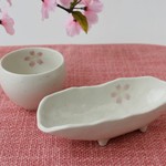 🌸なごみセット1setのみ（湯のみ＆足付きプチ鉢）2102-4