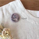 刺繍ブローチ