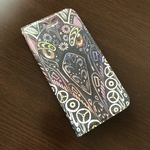 セージライチョウ　帯なし手帳型iPhoneケース　スマホケース