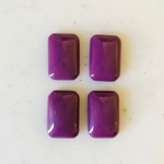 Purple Rectangle Cabochons
