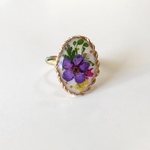 押し花リング 10