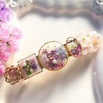 桜色のお庭❤︎  バレッタ