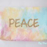 タイダイ　クラッチバッグ "Peace"