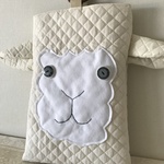 『Mさまオーダー』使いまわせる少し大きめの大人っぽいシューズバッグ《アルパカさん》
